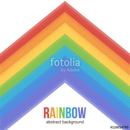 Rainbow Arrow Logo - Abstract rainbow arrow background or poster template for web design ...