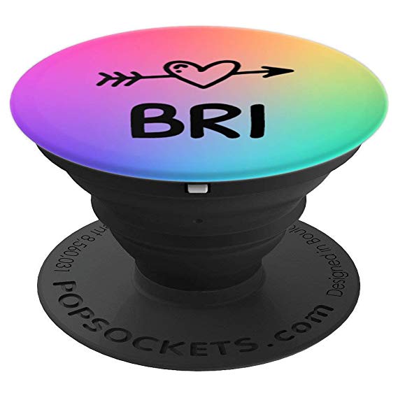 Rainbow Arrow Logo - Amazon.com: Bri Gift Rainbow Watercolor Black Heart Arrow Bri ...
