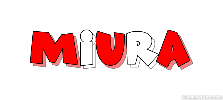 Miura Logo - Japan Logo. Free Logo Design Tool from Flaming Text