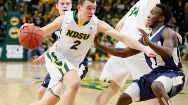 ND State Basketball Logo - Bison men respond with 82-64 win over Oral Roberts | Grand Forks Herald