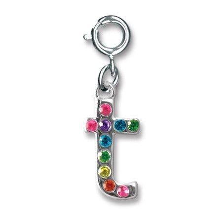 Rainbow Letter T Logo - Rainbow Letter T Charm English Garden