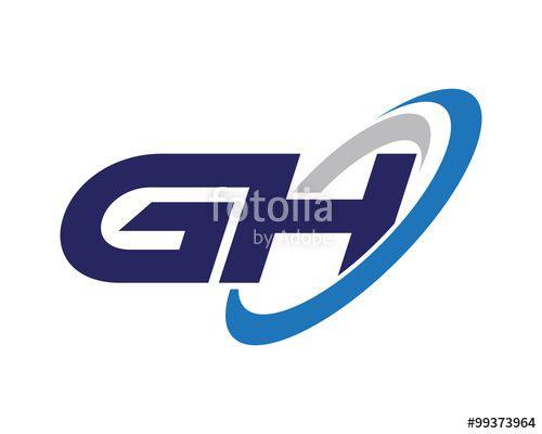 G&H Logo - GH Letter Swoosh Blue Logo