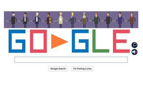 Interactive Google Logo - Google honour Doctor Who 50th anniversary with interactive Google
