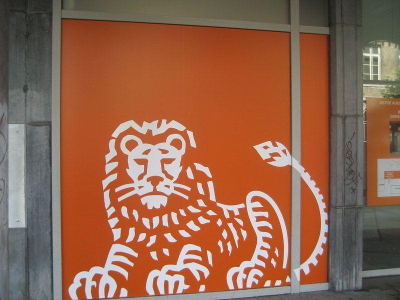 White and Orange Lion Logo - Orange lion Logos