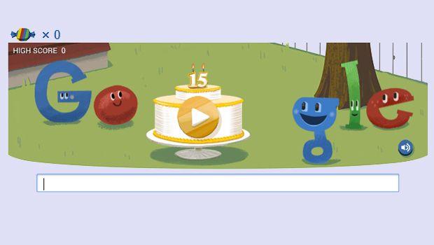 Interactive Google Logo - Google celebrates 15th birthday with interactive piñata doodle ...