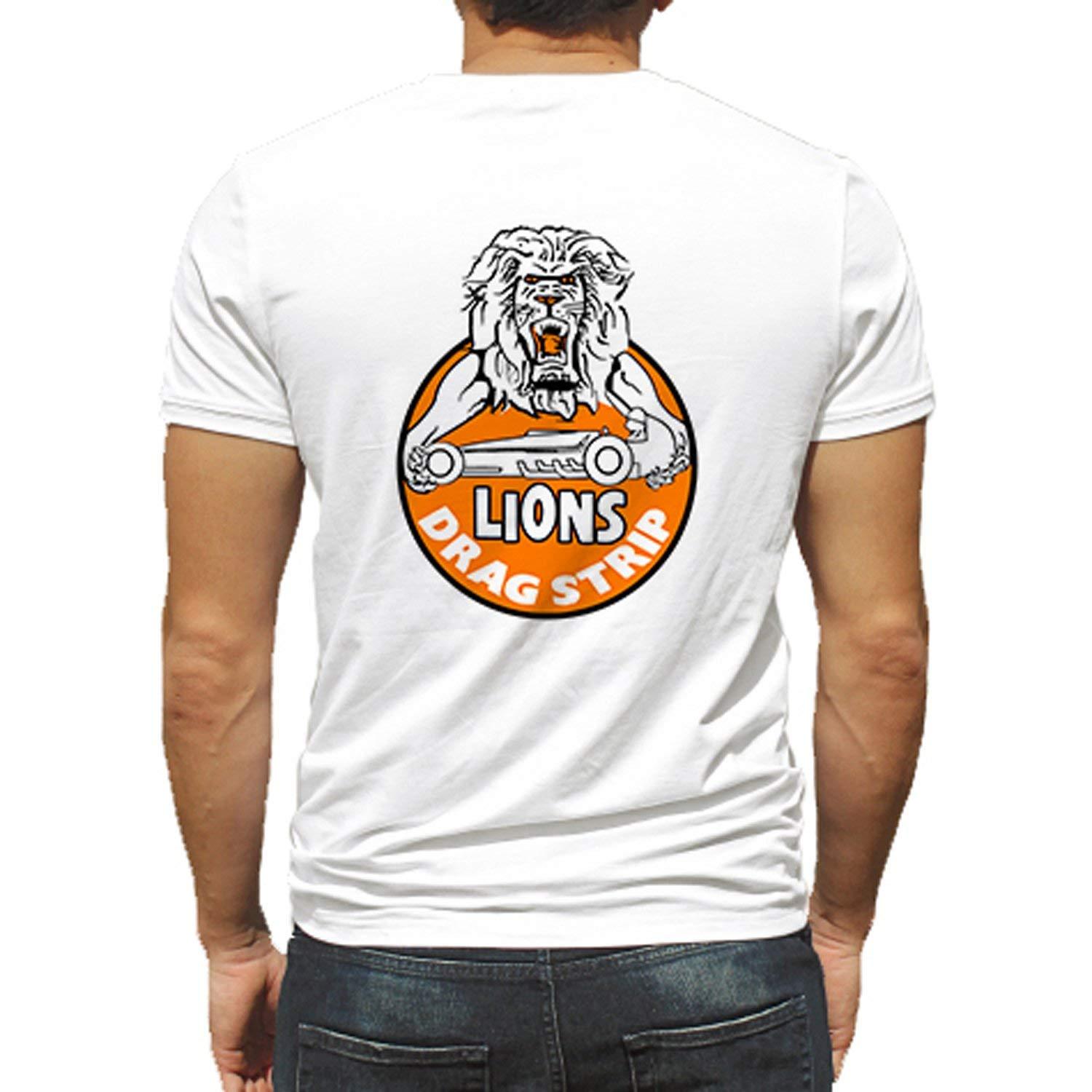 White and Orange Lion Logo - Lions Drag Strip Orange Lion'S Arms Hot Rod Rat Nostalgia Drag Race ...