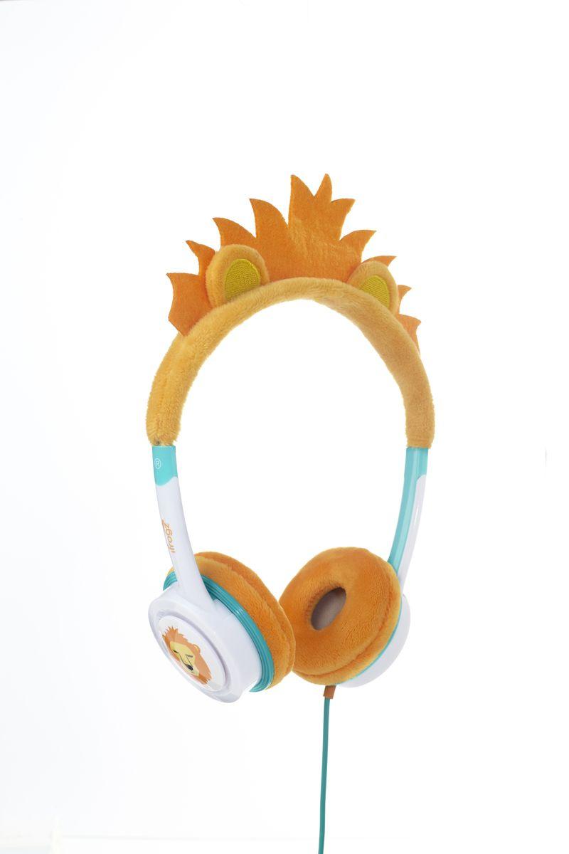 White and Orange Lion Logo - IFrogz Little Rockers Costume Orange Lion Headphones | Headphones ...