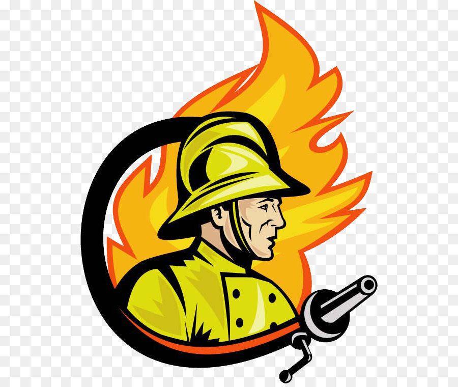Fireman Logo - Firefighter Fire department Logo Royalty-free Clip art - Hand ...