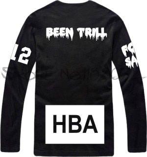 Long Sleeve Hood by Air Logo - Free shipping Big discount HBA design long sleeve t shirt Hood By ...