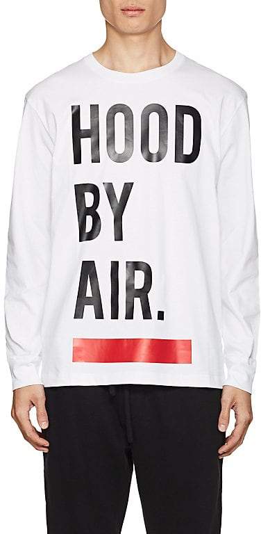 Long Sleeve Hood by Air Logo - Hood by Air Logo Cotton Long-Sleeve T-Shirt in 2018 | Products ...