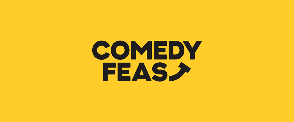 Comedy Logo - Brand New: New Logo and Identity for Comedy Feast by Only