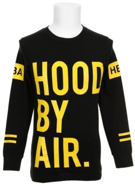 Long Sleeve Hood by Air Logo - hood by air long sleeve logo shirt | Hood By Air Tshirt Logo in ...