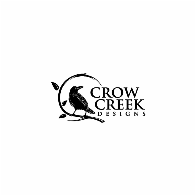 Crow Creek Logo - One of a kind woman ran Alaskan woodshop needs a logo as captivating