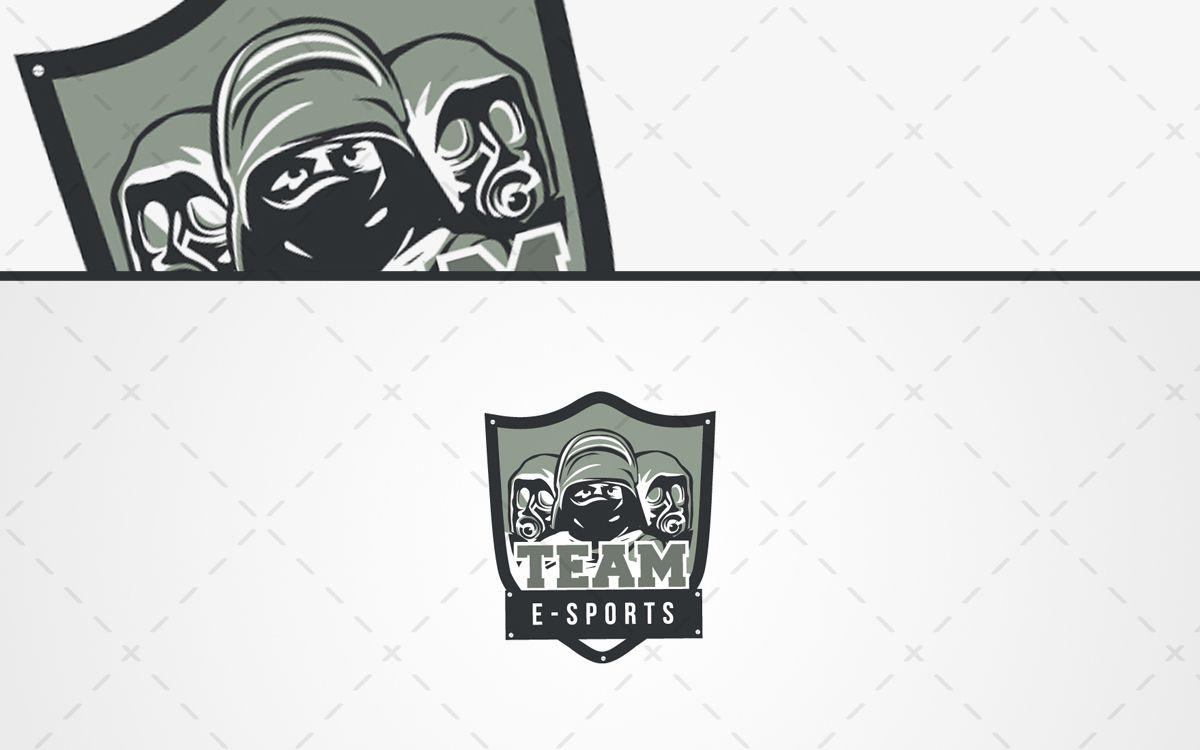 Trendy Modern Logo - Team Logo - Gaming Soldiers Mascot Esports Team Logo For Sale