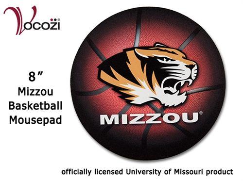 Mizzou Basketball Logo - Mizzou Tiger Basketball Mouse Pad - Tiger logo