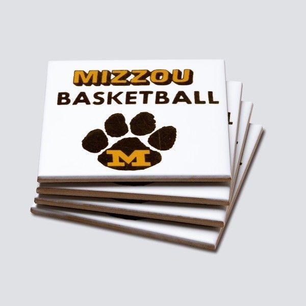 Mizzou Basketball Logo - 1983 University of Missouri logo Coaster | Vintage Brand