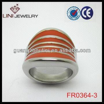 Three Orange Rings Logo - Fr0364 3 Orange Ring New Fashion Girl Rings Jewelry Enamel. Global