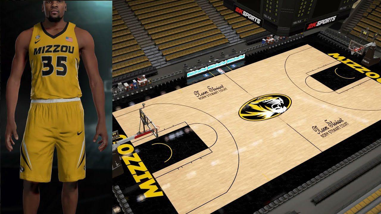 Mizzou Basketball Logo - Missouri Tigers Jerseys & Arena Tutorial (NBA 2K16) - YouTube