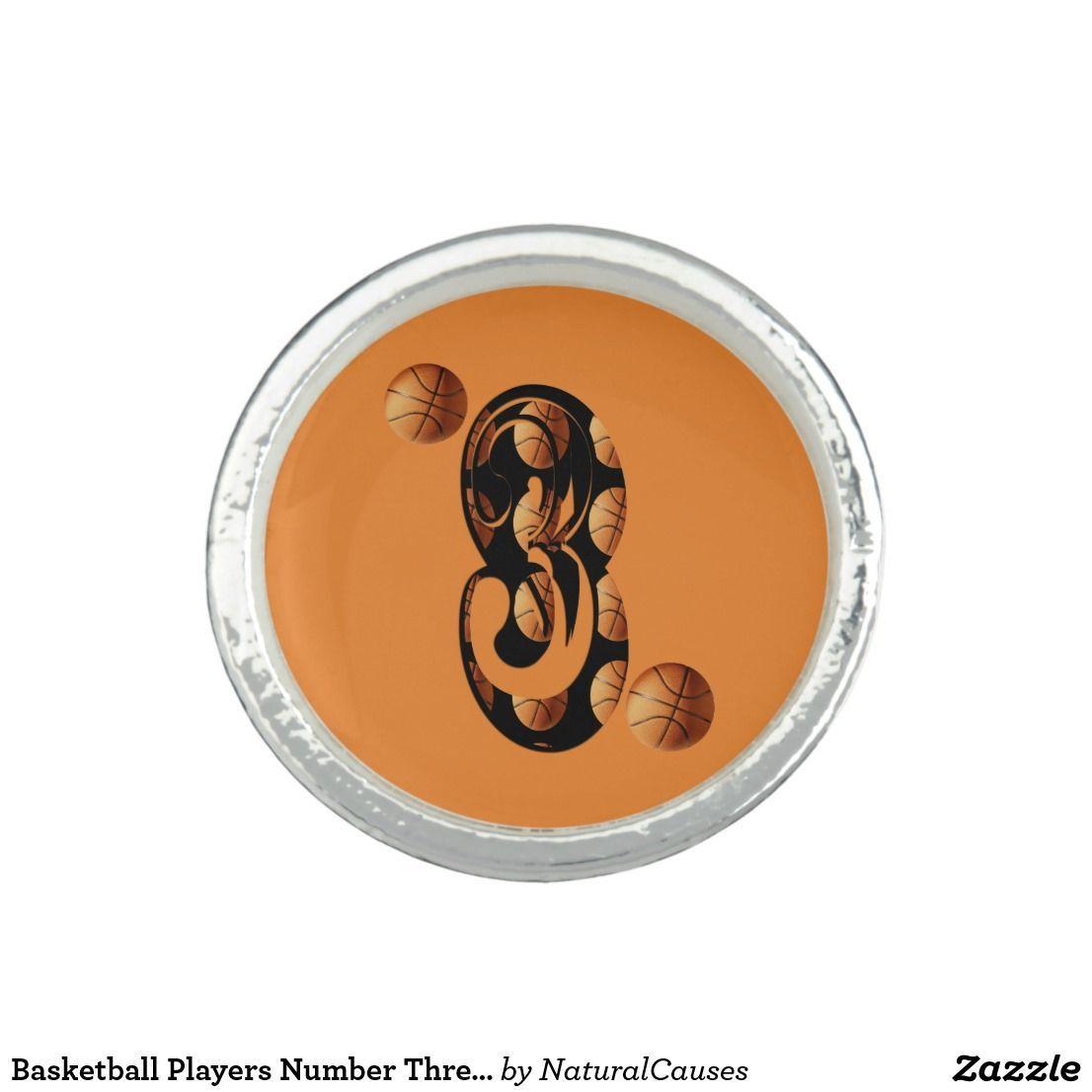 Three Orange Rings Logo - Basketball Players Number Three Picture Logo, Ring in 2019