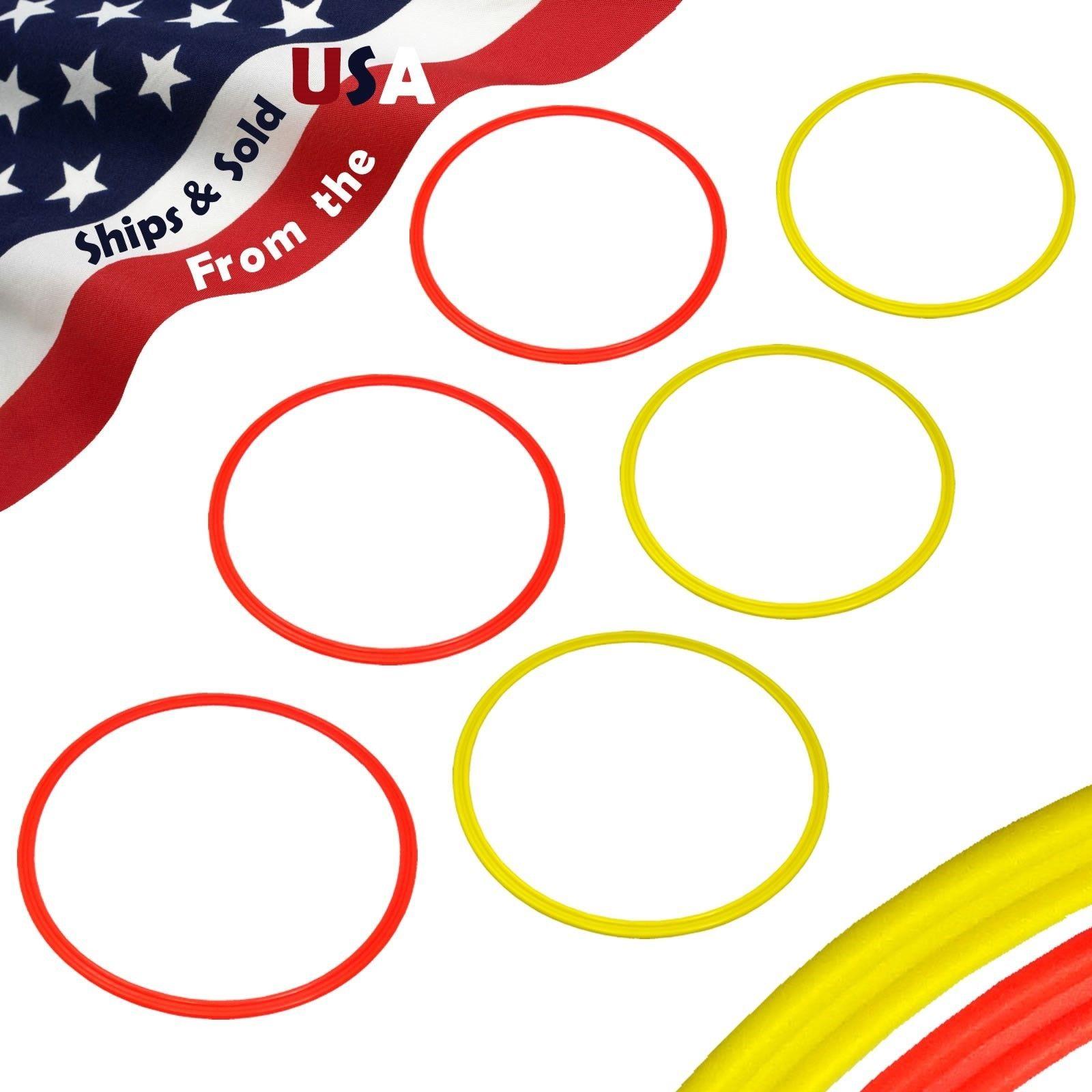 Three Orange Rings Logo - Speed and Ability Rings Quantity 3 Orange & 3 Yellow