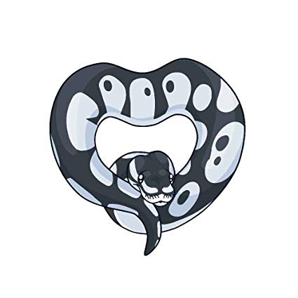 Ball Python Logo - Amazon.com: Ball Python Heart Snake Decal -Indoor and Outdoor use ...