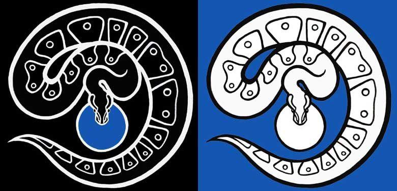 Ball Python Logo - Tribal Ball Python | The Foxloft