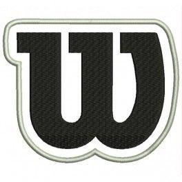 Wilson Logo - Embroidered patch for clothing WILSON (Logo).