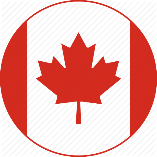 Maple Leaf with Circle Logo - Canada, circle, country, emblem, flag, national icon
