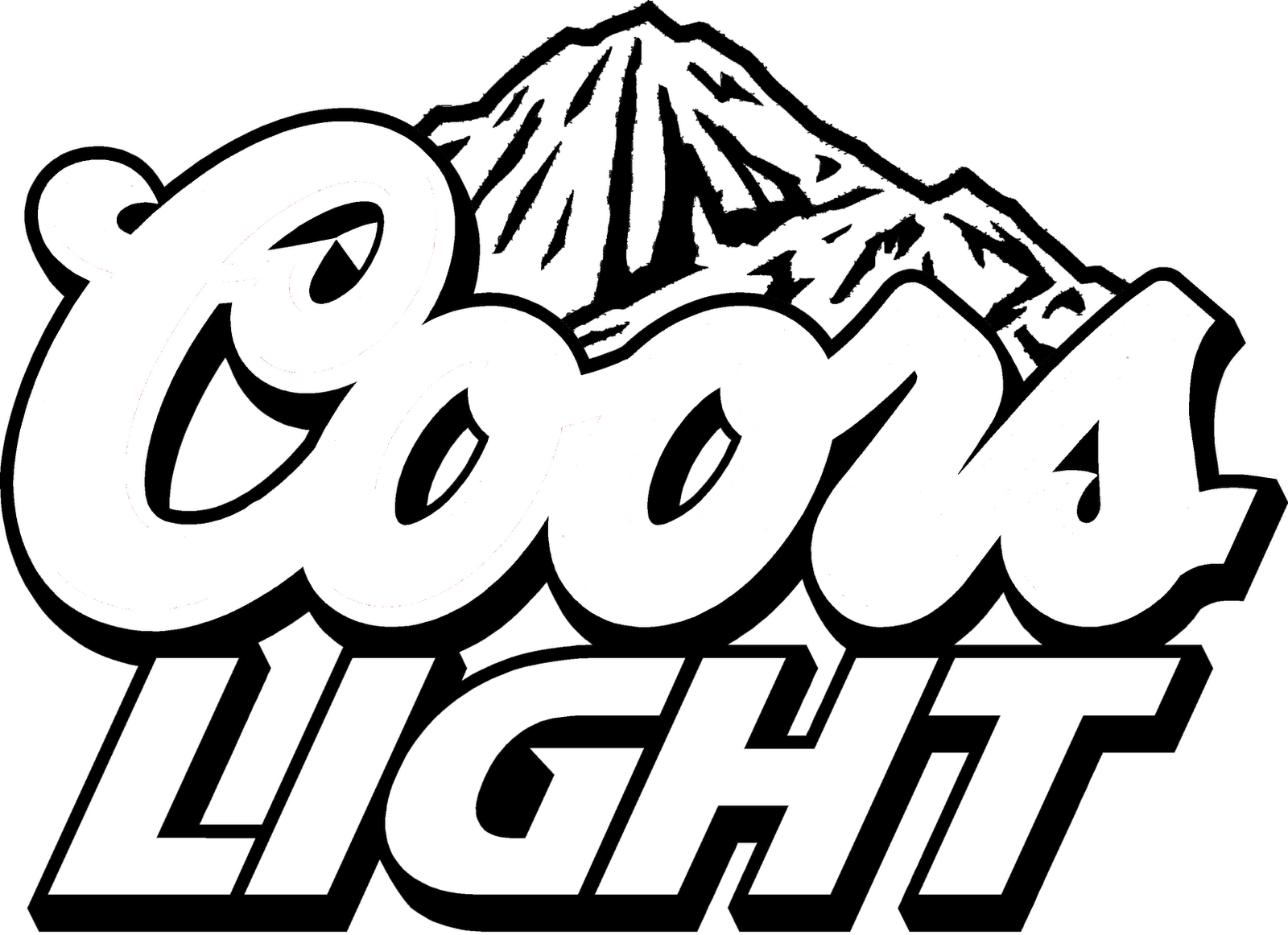 Coors Lite Logo - Lets Cut Something!: Coors Light | Silhouette | Coors light, Cricut ...