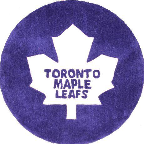 Maple Leaf with Circle Logo - Anglo Oriental NHL Rug Toronto Maple Leafs