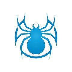 Blue Spider Logo - spider Logo