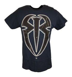 Blue Spider Logo - Roman Reigns Spider Logo WWE Mens Blue T-shirt | eBay