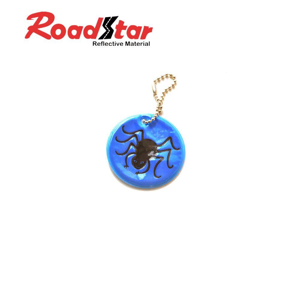 Blue Spider Logo - Blue Spider Reflective Pendant For Key Chins Different Shapes