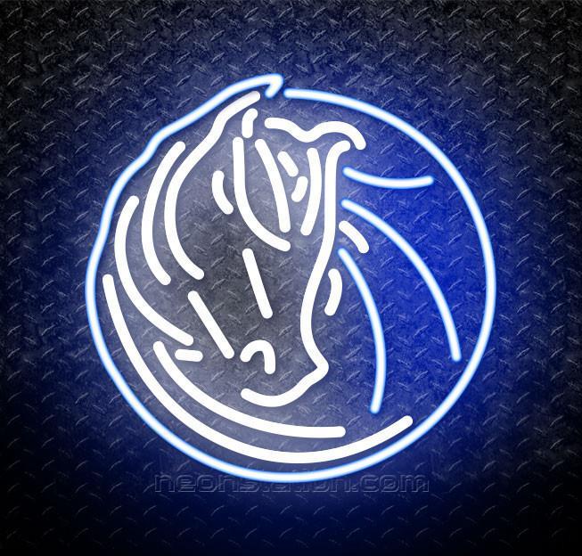 Mavericks Logo - NBA Dallas Mavericks Logo Neon Sign // Neonstation