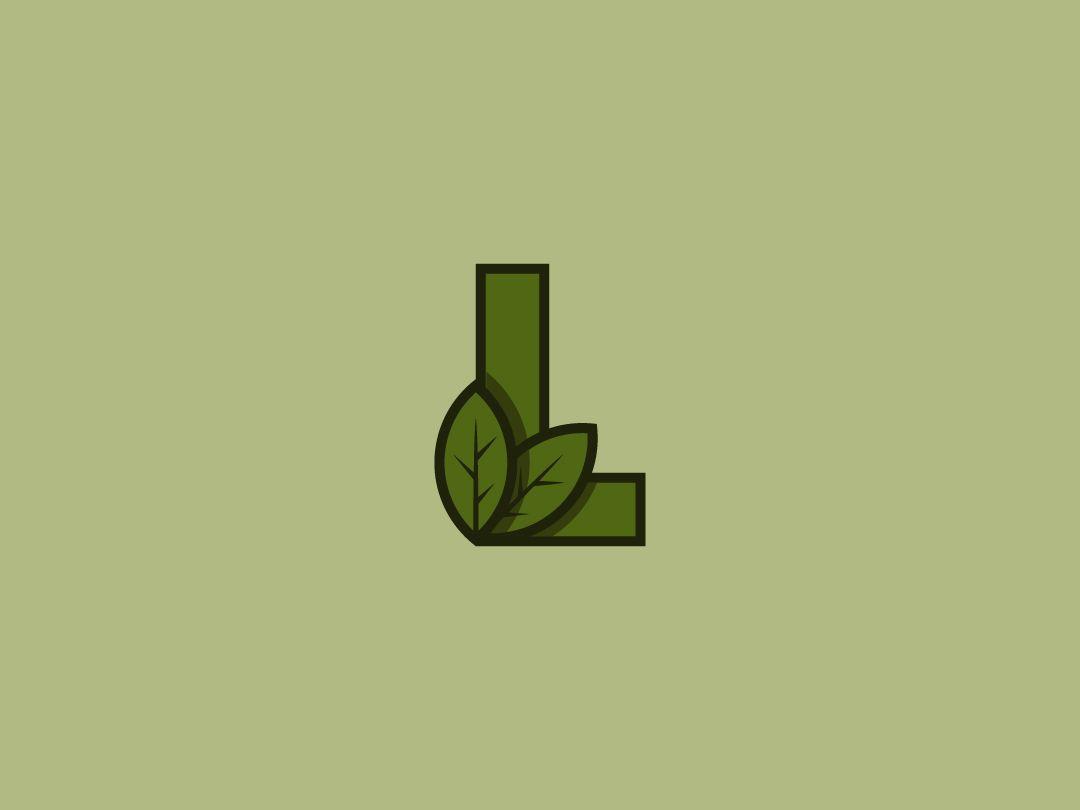 Green Letter Logo - Logo for sale - Foliar Letter L by Kanat Kasmambetov | Dribbble ...