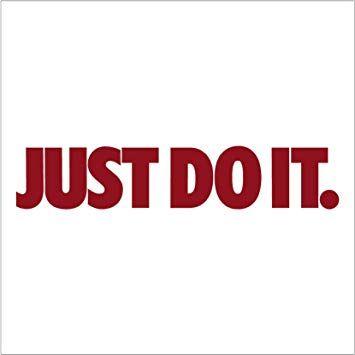 Dark Red Nike Logo - Amazon.com: Nike - Just Do It Logo - Vinyl Sticker Decal (6