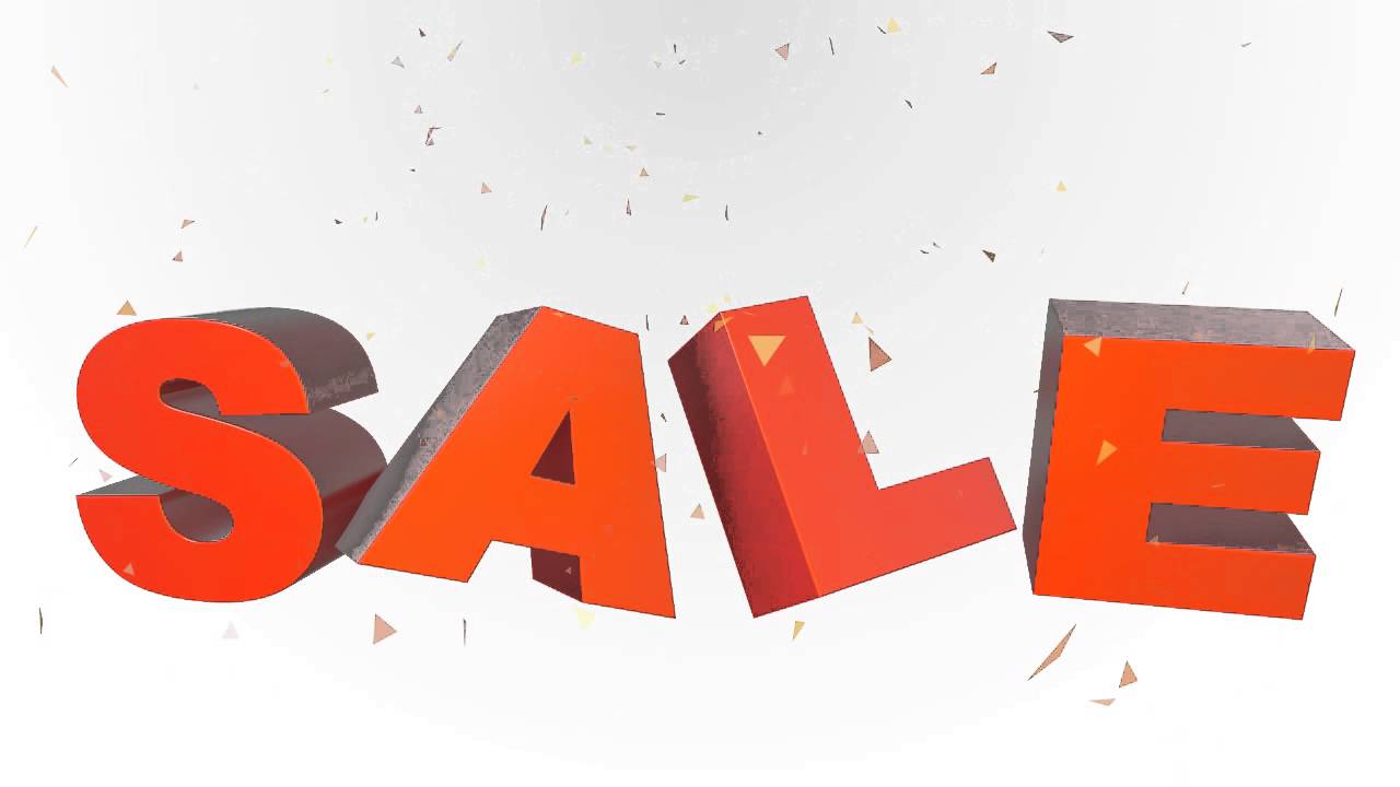 Sale Logo - Free Stock Footage ( SALE Logo Animation) HD