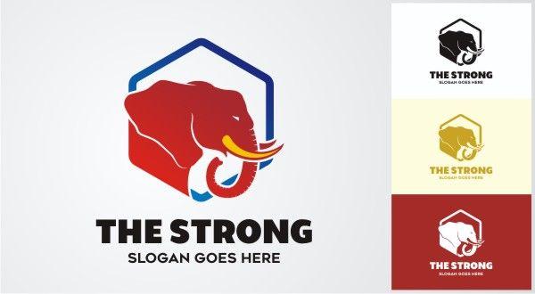 Elephant Brand Logo - The - Strong - Elephant Brand Logo - Logos & Graphics