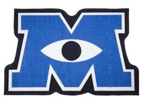 Multi Color World Logo - Character World Disney Monsters University Shaped Rug, Multi-Color ...