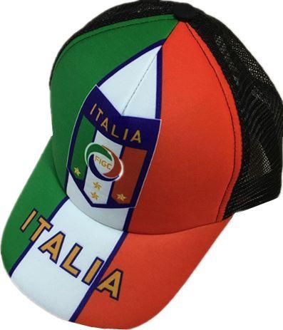 Multi Color World Logo - Multi Color FIFA World Cup Italia Football Fans Sport Mesh Baseball