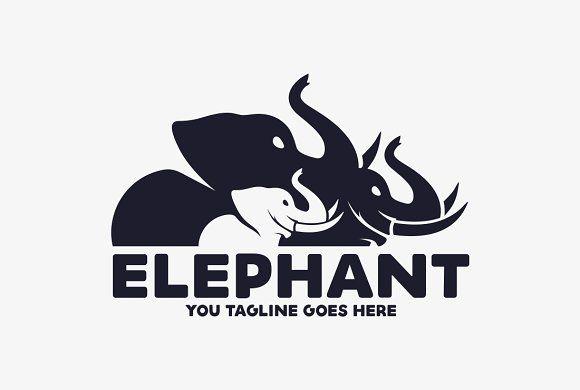 Elephant Brand Logo - Elephant ~ Logo Templates ~ Creative Market