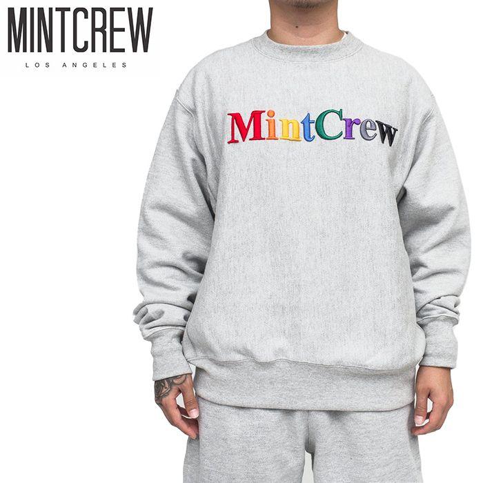 Multi Color World Logo - S.CURVE.STUDIO.: MINTCREW sweat shirt mint crew MULTI COLOR LOGO