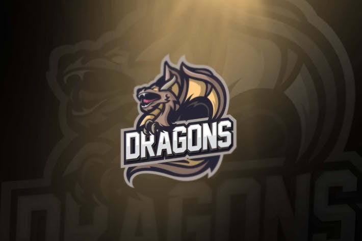 Dragon Sports Logo - Dragon sports and esport logos by ovozdigital on Envato Elements
