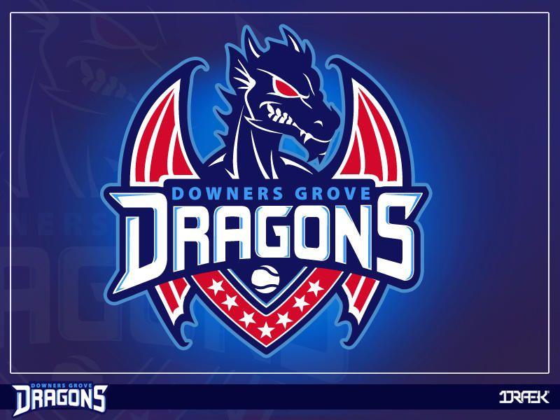 Dragon Sports Logo - Downer Groves Dragons (Sports Dragon Logo)