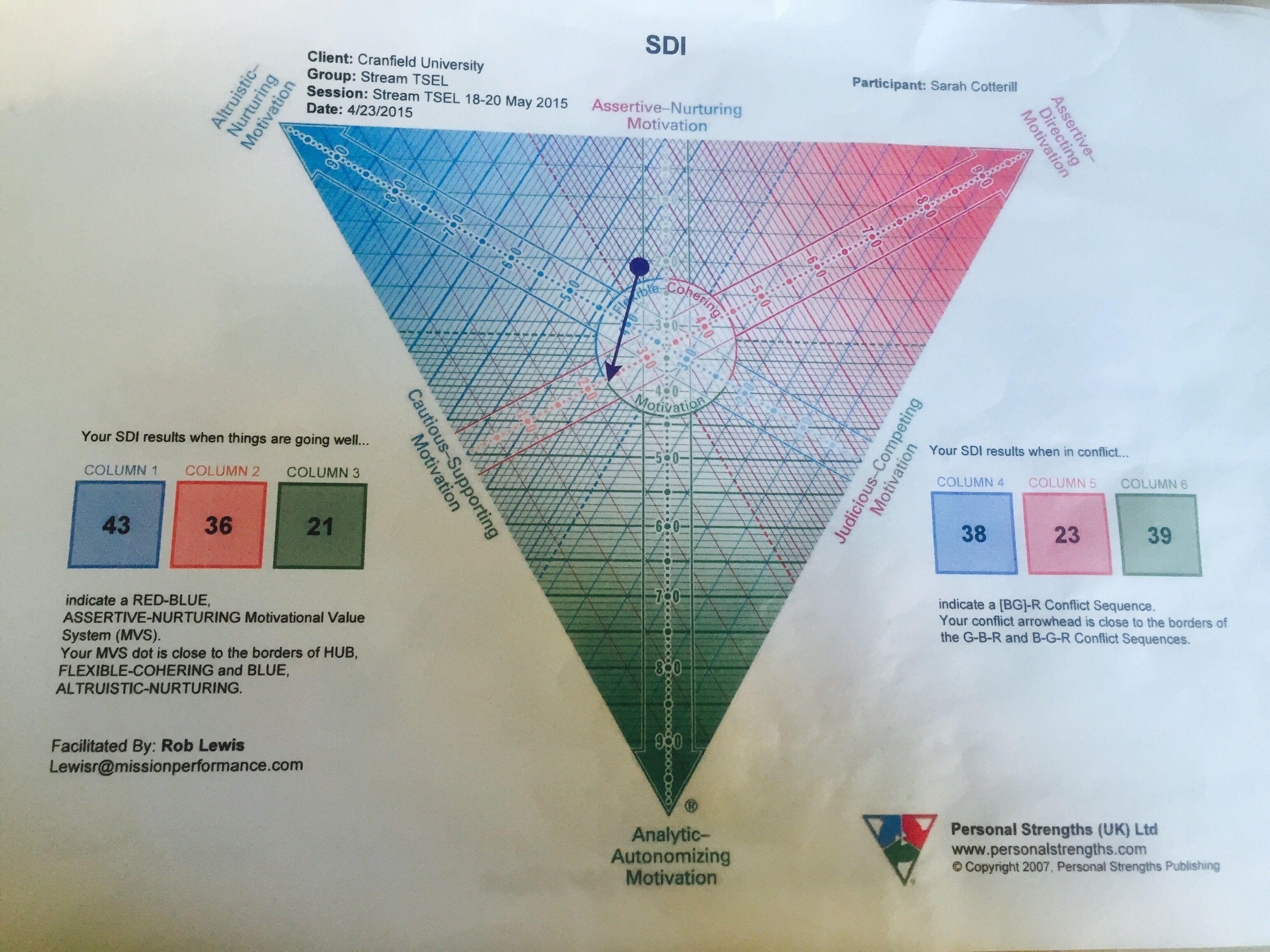 Blue Anchor Red Triangle Logo - The 'Strength Deployment Inventory' and the Samurai's Hat