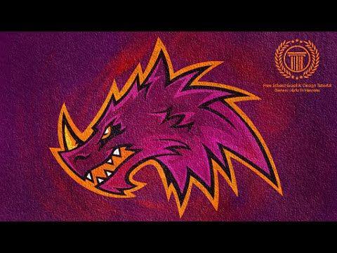 Dragon Sports Logo - Adobe Illustrator / Sports Logo / E Sports Team Logo / Dragon Logo