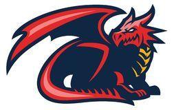Dragon Sports Logo - Dragon mascot Royalty Free Stock Photography | Dragons Logos ...