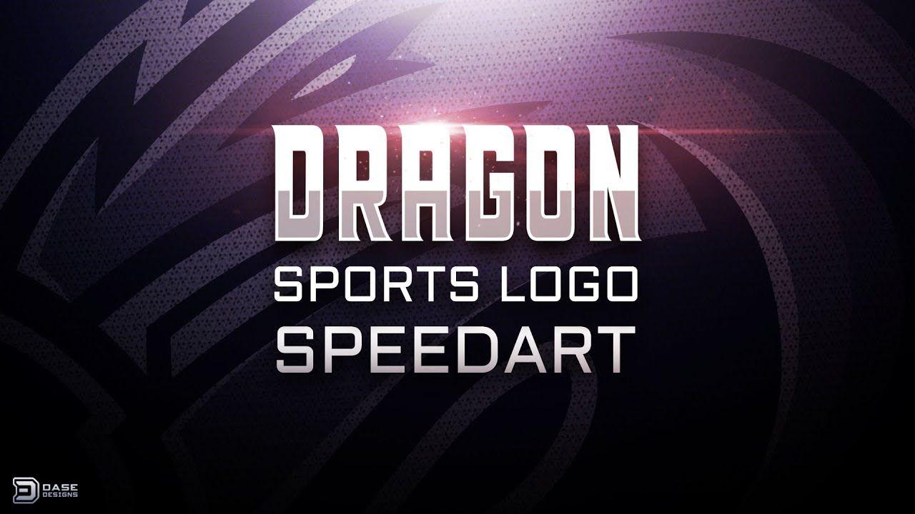 Dragon Sports Logo - Dragon Sports Logo | eSports Logo | SpeedArt TalkThrough - YouTube