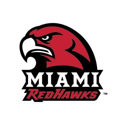 Red Hawk Head Logo - Merchandising and Wordmarks. The Miami Brand
