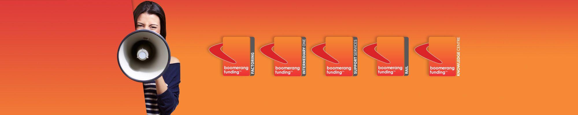 Boomerang UK Logo - Risk Free Funding for Contractors and Temporary Workers